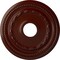 Ekena Millwork Federal Ceiling Medallion (Fits Canopies up to 8 1/2"), 15 3/8"OD x 3 5/8"ID x 1"P, Brushed Mahogany CM15FEBMF - alternate 1